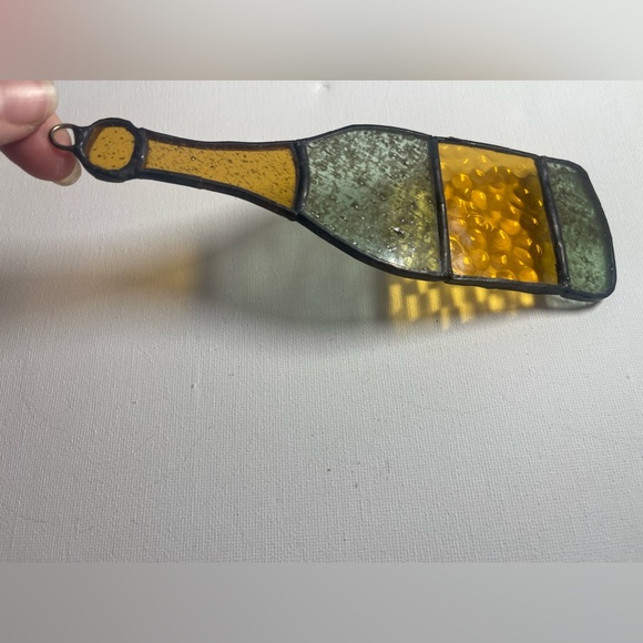 Stained glass champagne bottle - Picture 4 of 7